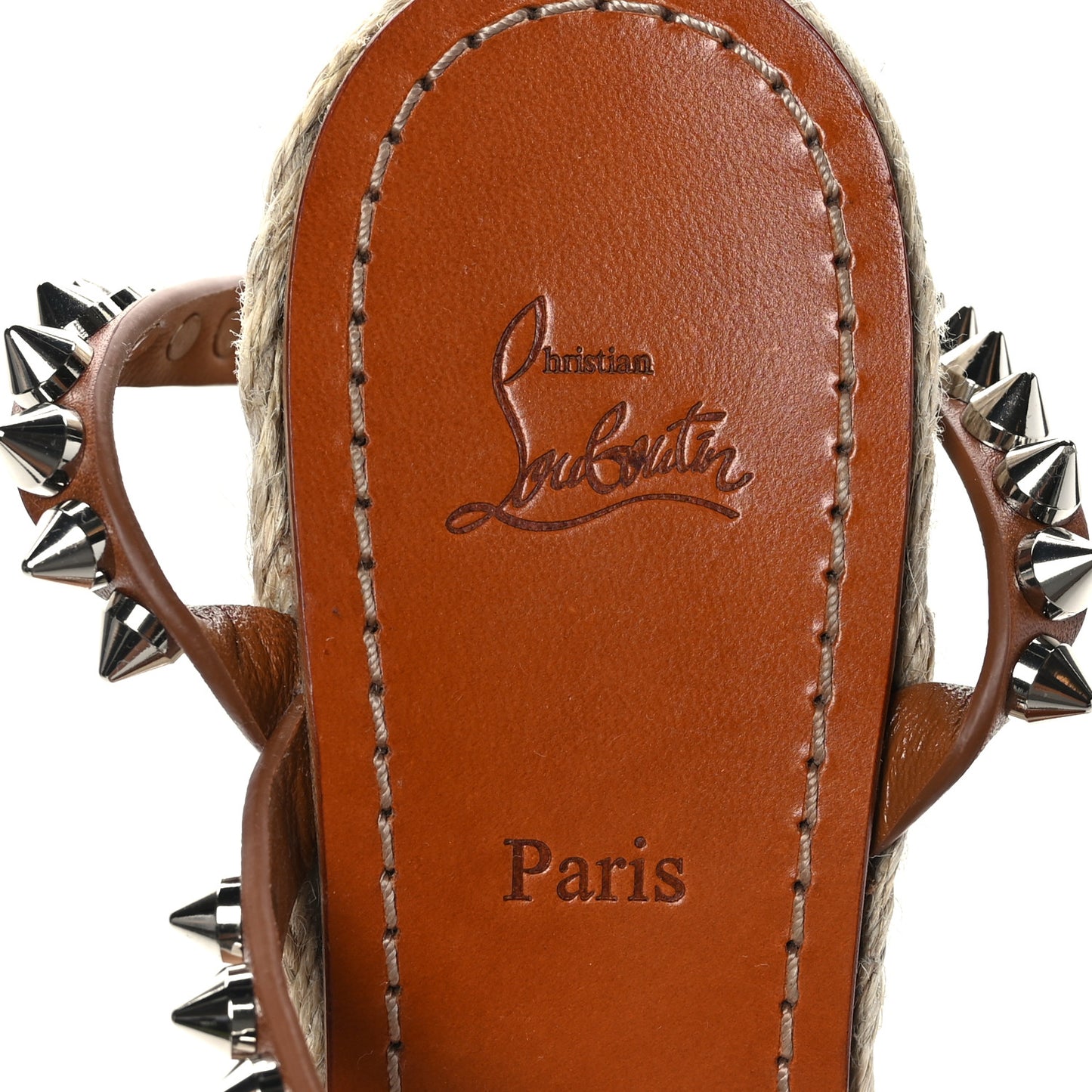 Calfskin Mafaldina 120 Wedge Sandals 40 Cuoio