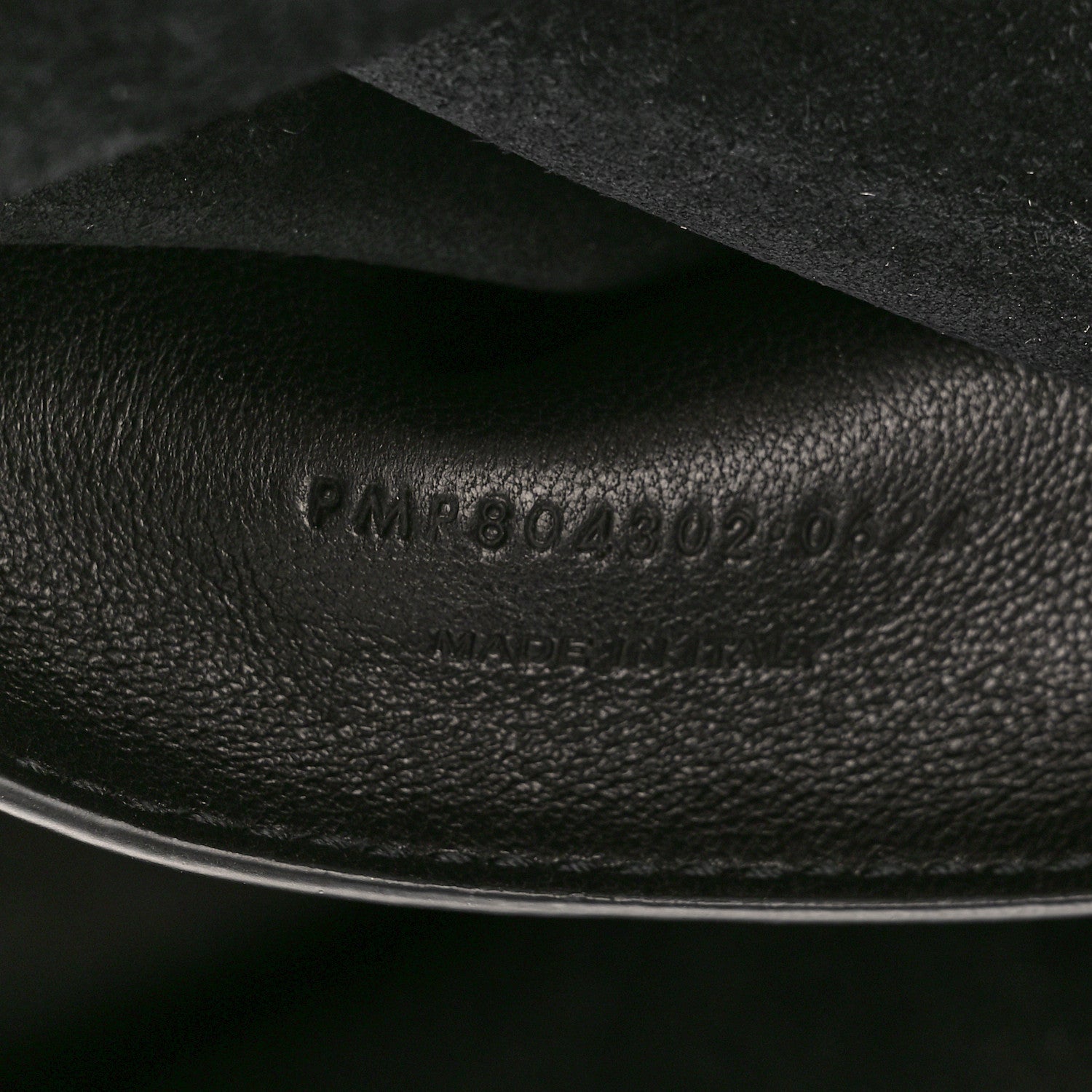 Saint Laurent Lambskin Paris VII Pouch Black 7 of 10