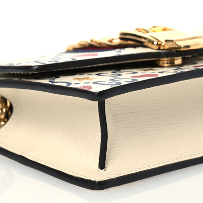 Gucci Textured Calfskin Valentine's Day Super Mini Sylvie Chain Shoulder Bag Ivory 8 of 11