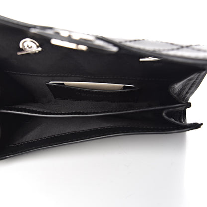 Chanel Calfskin Stitched Clutch Flap Black 5 of 11