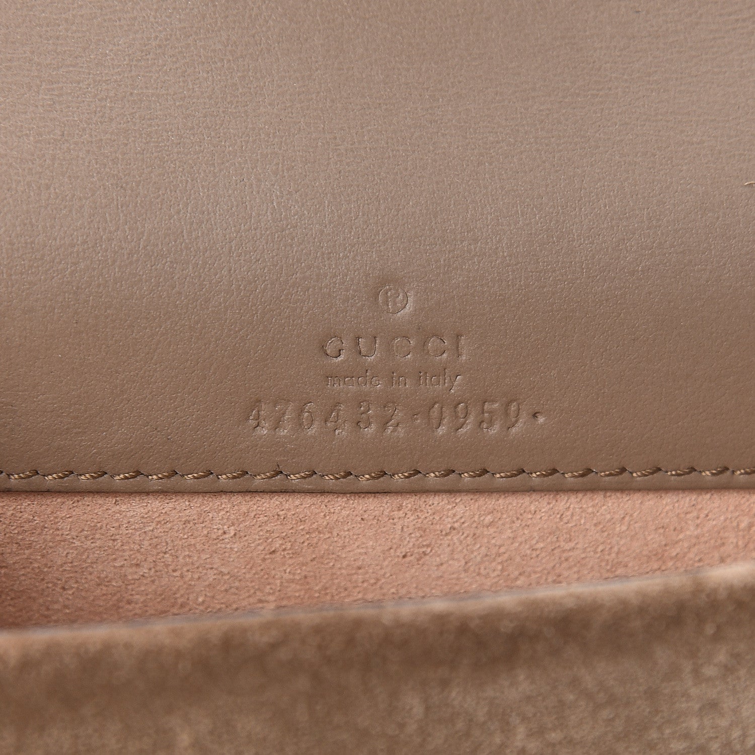 Gucci GG Supreme Monogram Super Mini Dionysus Shoulder Bag Taupe 6 of 10