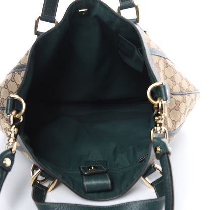 Gucci Monogram Medium Abbey Convertible Tote Green 5 of 12