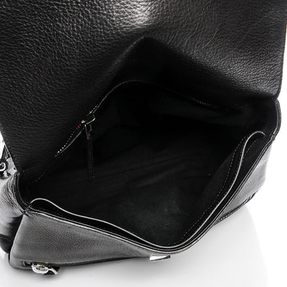 Givenchy Pebbled Calfskin Small Pandora Pure Flap Bag Black 5 of 8