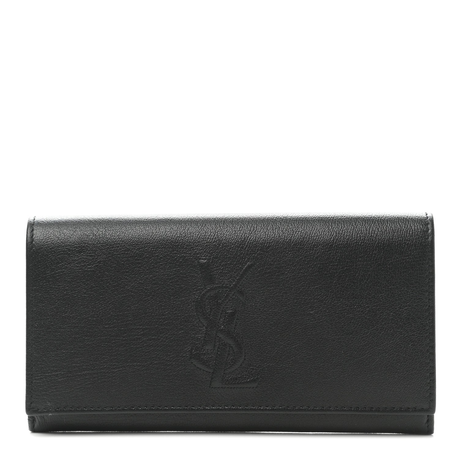 Saint Laurent Chevre Belle De Jour Flap Wallet Black 1 of 7