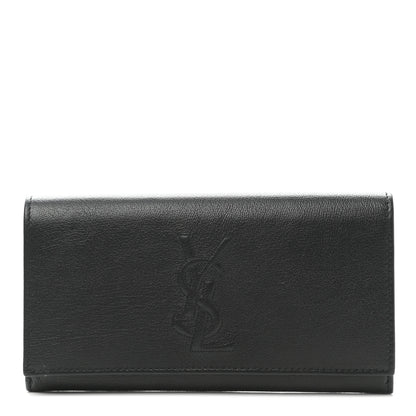 Saint Laurent Chevre Belle De Jour Flap Wallet Black 1 of 7