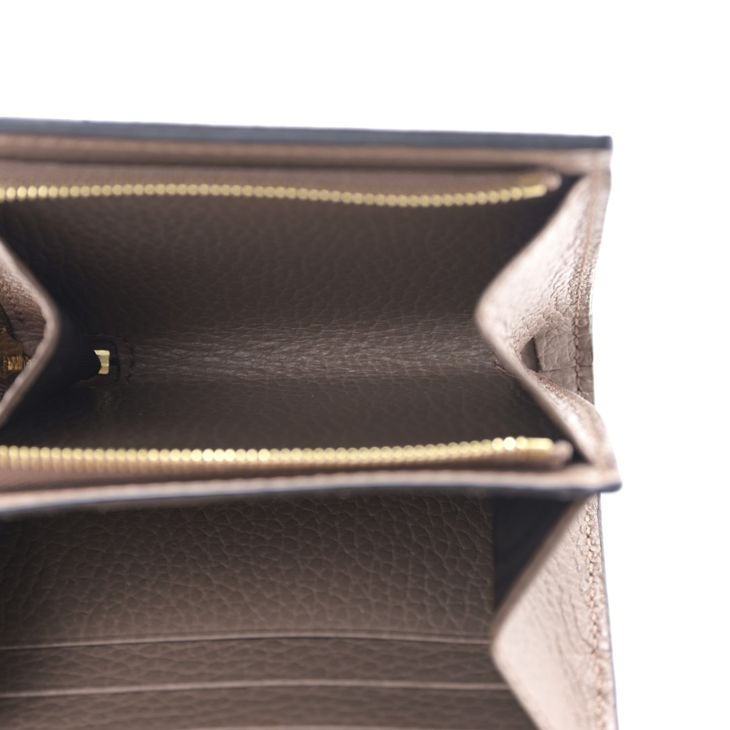 Dollar Calfskin GG Supreme Monogram Medium GG Marmont Card Case Porcelain Rose Beige Ebony