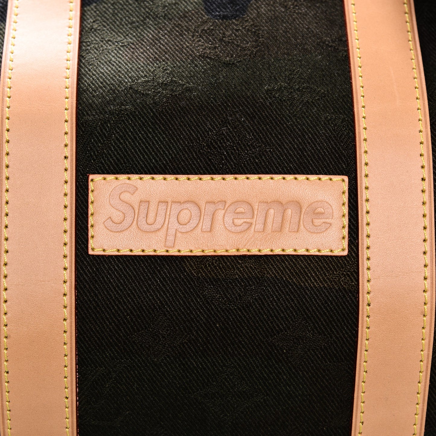 X SUPREME Monogram Camouflage Keepall Bandouliere 45