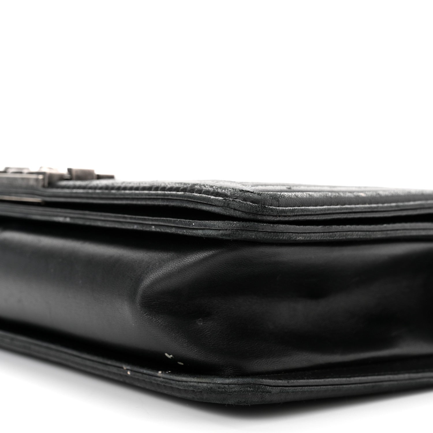 Chanel Lambskin Quilted New Medium Boy Flap Black 10 of 10