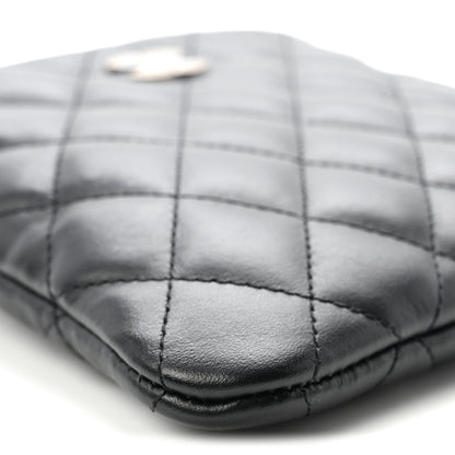 Chanel Lambskin Quilted Uniform Crossbody Bag Black 9 of 10