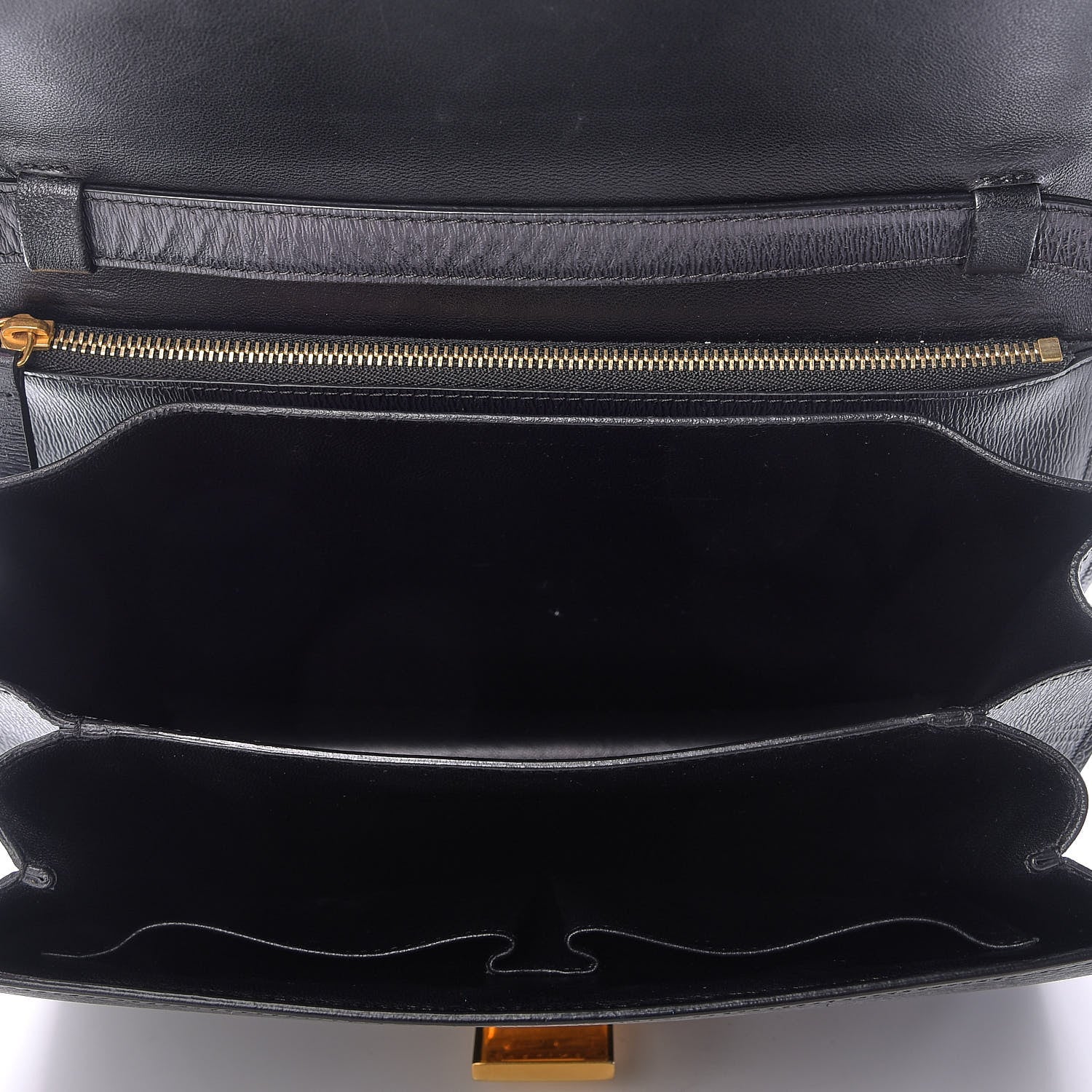 Celine Liege Calfskin Medium Classic Box Flap Bag Black 9 of 22