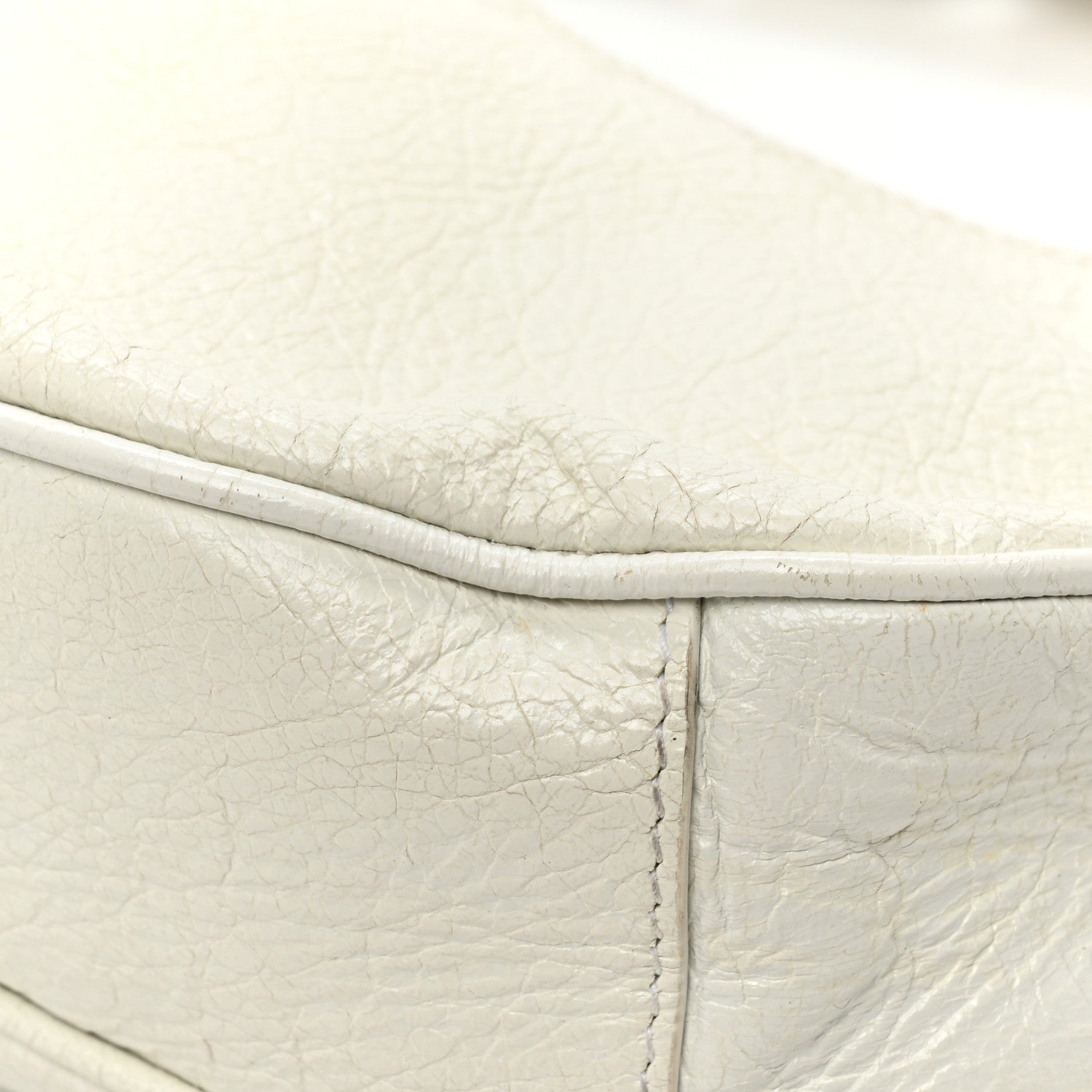 Balenciaga Agneau Arena Le Cagole Shoulder Bag XS Optic White 14 of 14