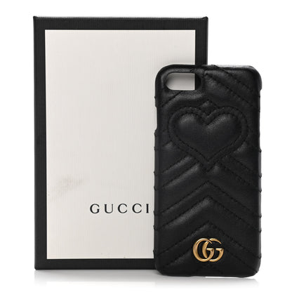 Gucci Calfskin Matelasse Marmont iPhone 7 Case Black 8 of 8