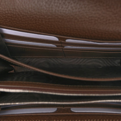Gucci Monogram Jumbo GG Textured Dollar Calfskin Mini Dionysus Chain Wallet Camel Ebony New Acero 5 of 13