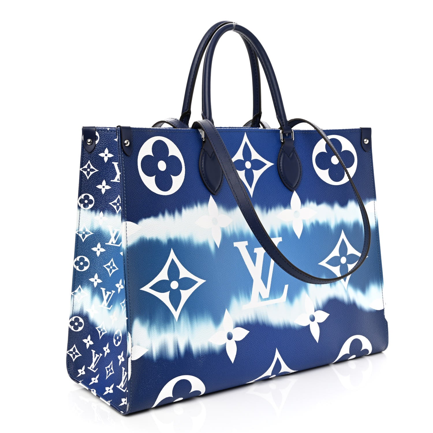 Louis Vuitton Monogram Escale Onthego GM Blue 3 of 9