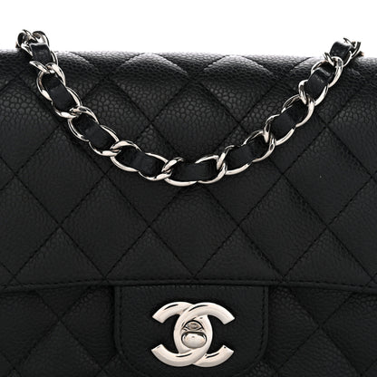 Chanel Caviar Quilted Mini Square Flap Black 7 of 10