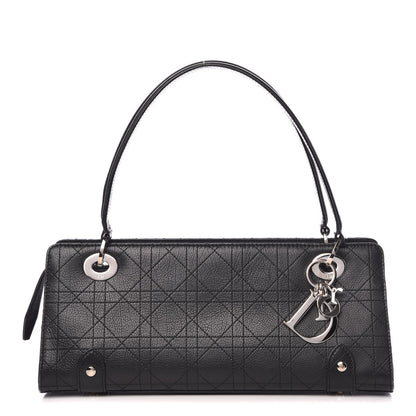 Christian Dior Calfskin Cannage Stitched East West Lady Dior Black 1 of 11