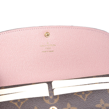 Louis Vuitton Monogram Emilie Wallet Rose Ballerine 6 of 7