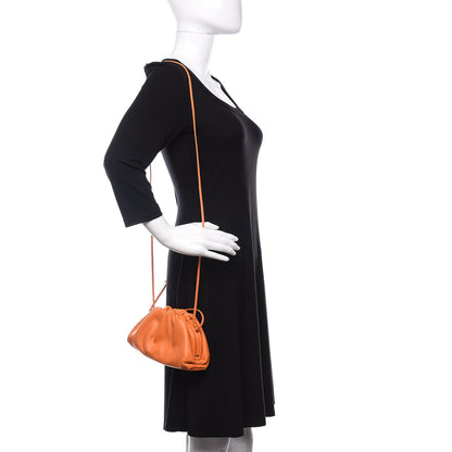 Bottega Veneta Butter Calfskin The Mini Pouch Light Orange 2 of 10