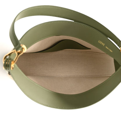 Loewe Jacquard Anagram Calfskin Luna Bag Avocado 5 of 10