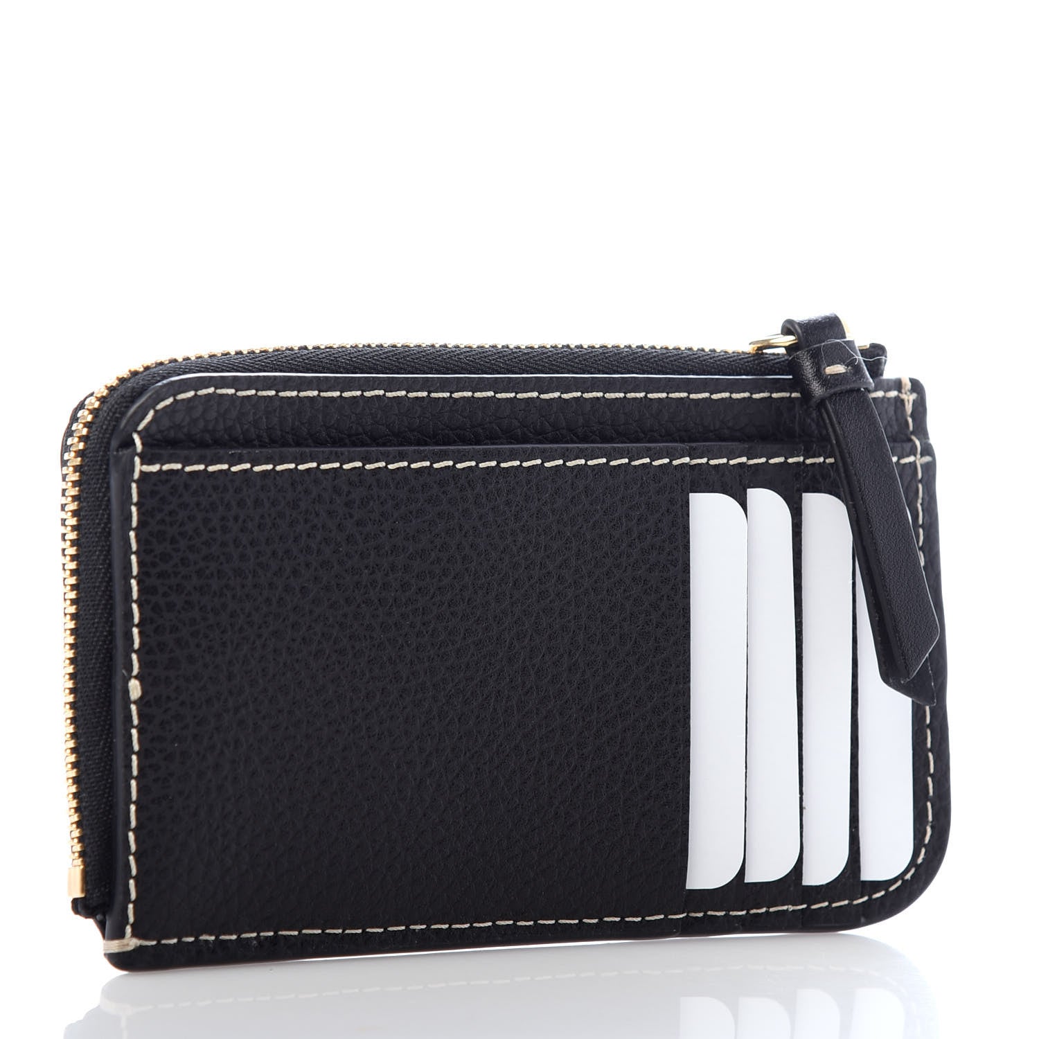 Chloe Grained Shiny Calfskin Small Darryl Coin Purse Black 3 of 6
