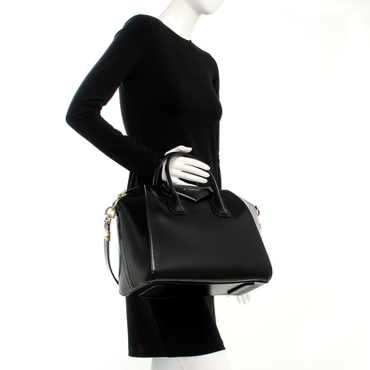 Givenchy Shiny Lord Calfskin Medium Antigona Black 3 of 8