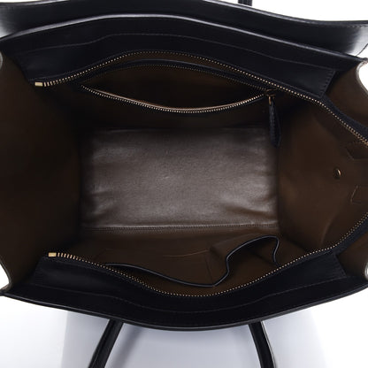 Celine Nubuck Smooth Calfskin Mini Tri-Color Luggage Royal Blue 5 of 8