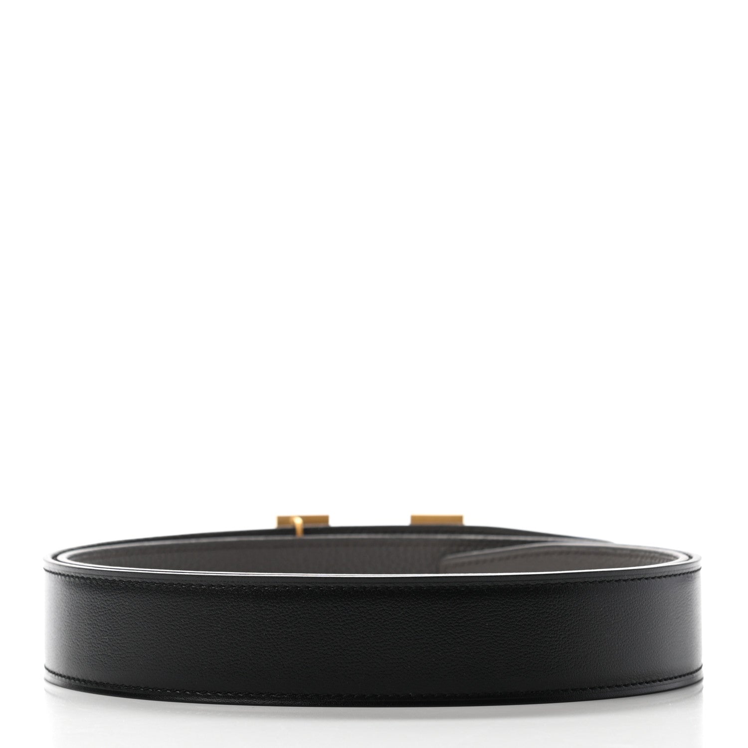 Hermes Swift Togo 32mm H Belt 95 Black Etain 2 of 6
