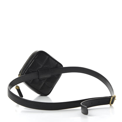 Chanel Caviar Quilted Coin Purse Belt Bag Black 3 of 11