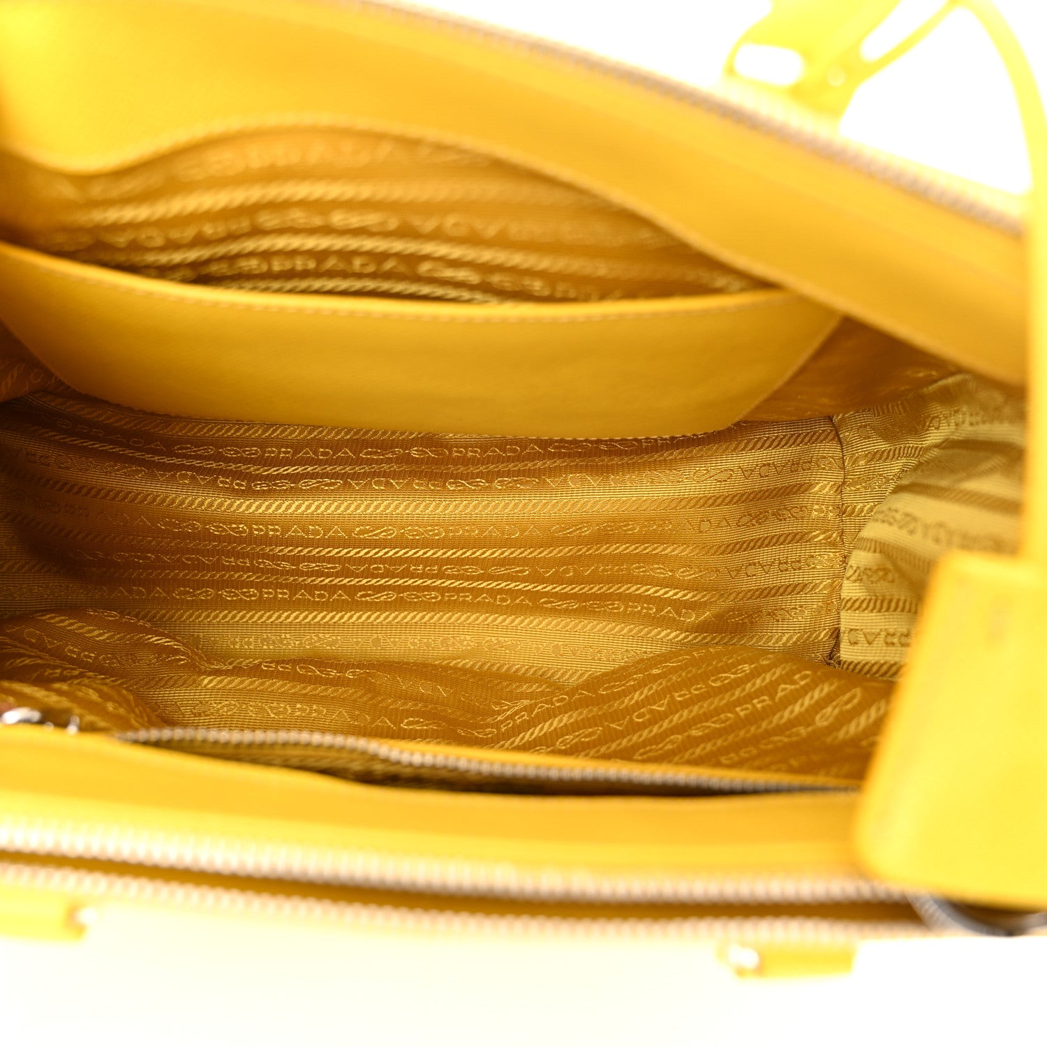 Prada Saffiano Small Galleria Double Zip Tote Soleil 5 of 13