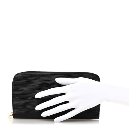 Louis Vuitton Epi Zippy Wallet Black 2 of 11