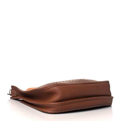 Hermes Taurillon Clemence Evelyne III GM Gold 4 of 11