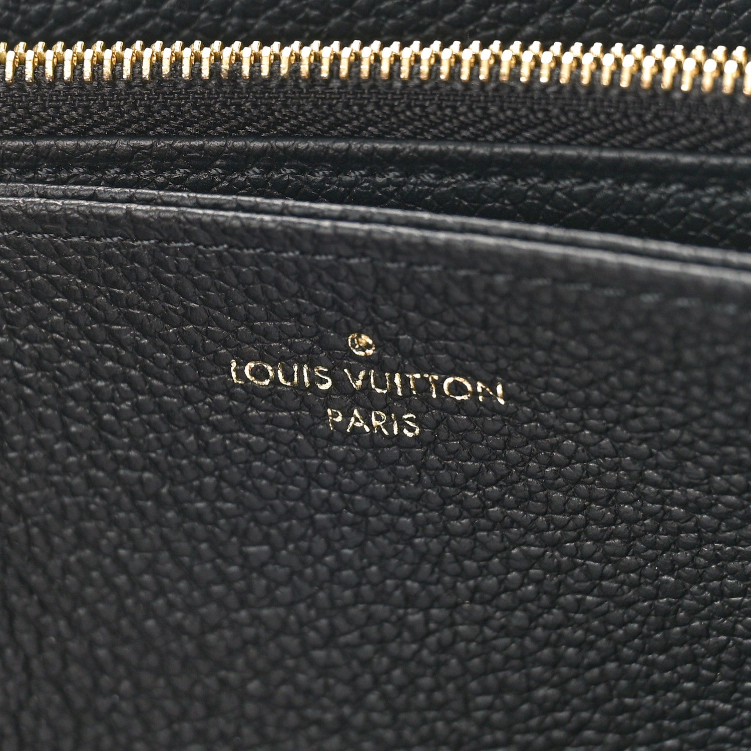 Louis Vuitton Empreinte Zippy Wallet Black 6 of 8