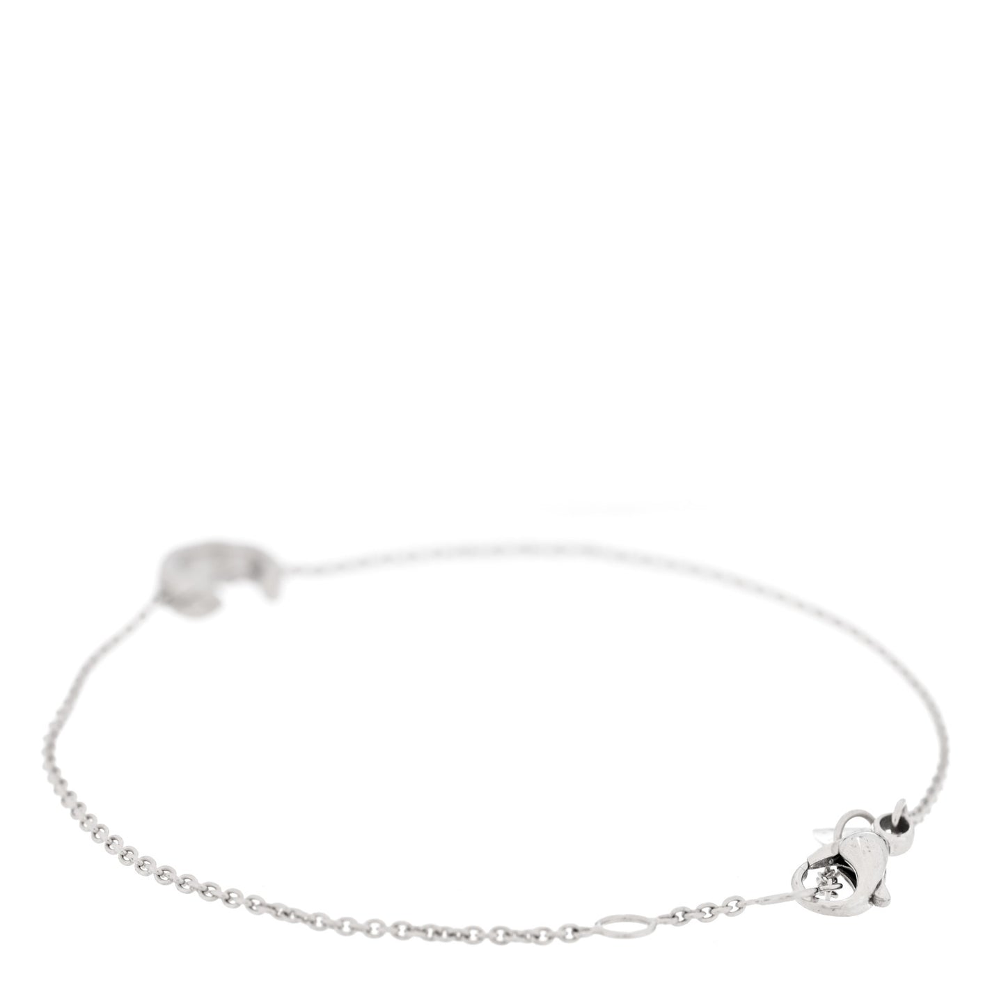 18K White Gold Coco Crush Station Bracelet