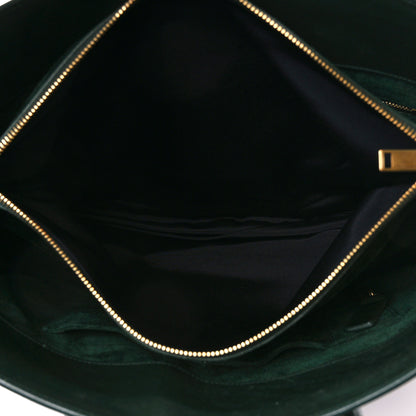 Saint Laurent Calfskin Large Sac de Jour Carryall Dark Green 6 of 16