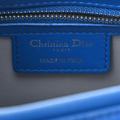Christian Dior Lambskin Cannage Medium Bi-Color Lady Dior Blue Gray 6 of 10