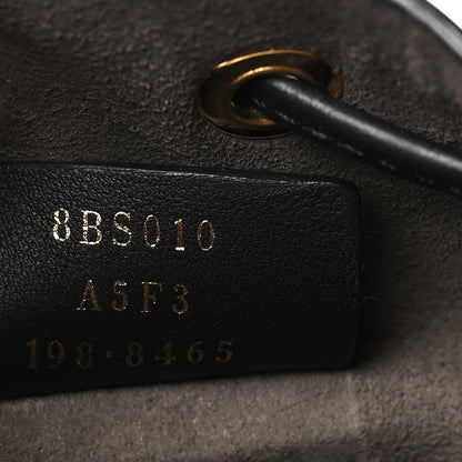 Fendi Vitello Century F is Fendi Eyebrow Monster Eyes Embossed Mini Mon Tresor Bucket Bag Black 6 of 8
