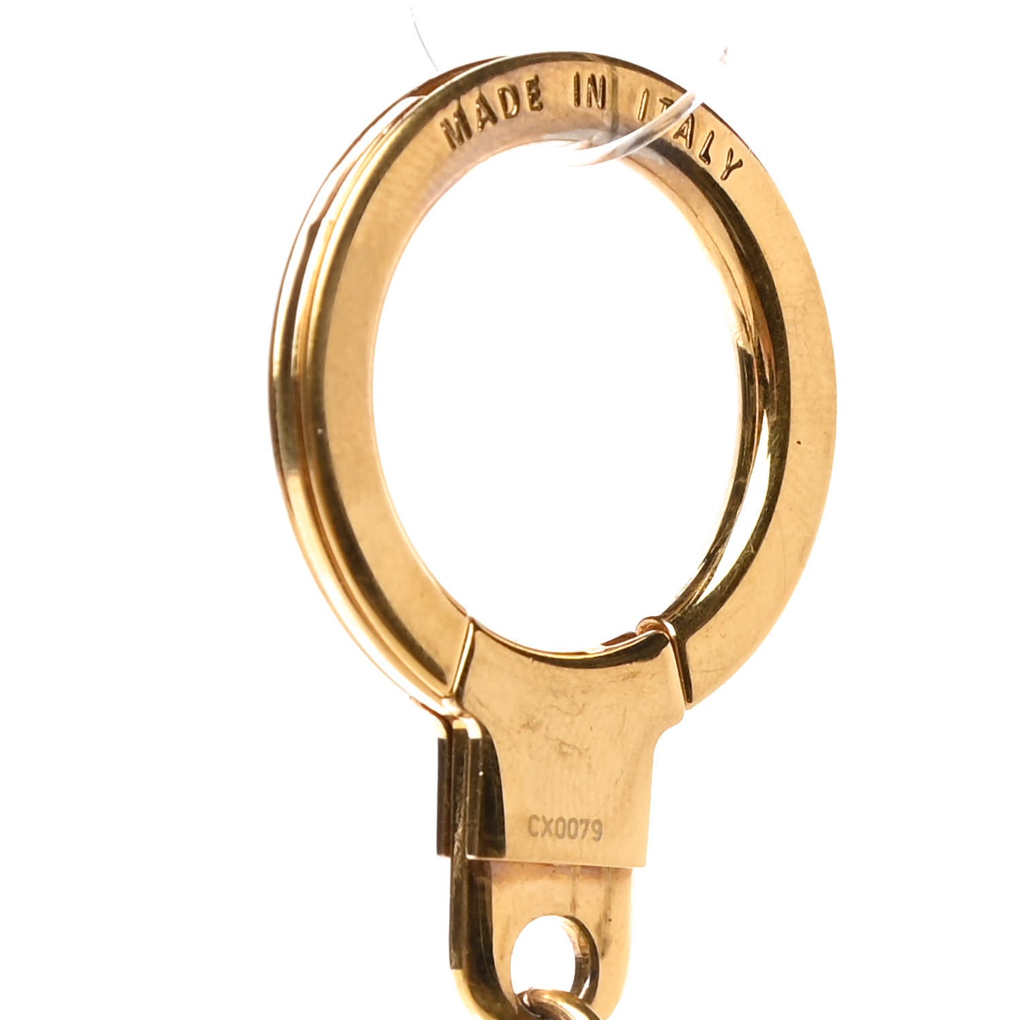 Enamel Looping Key Chain Bag Charm Multicolor