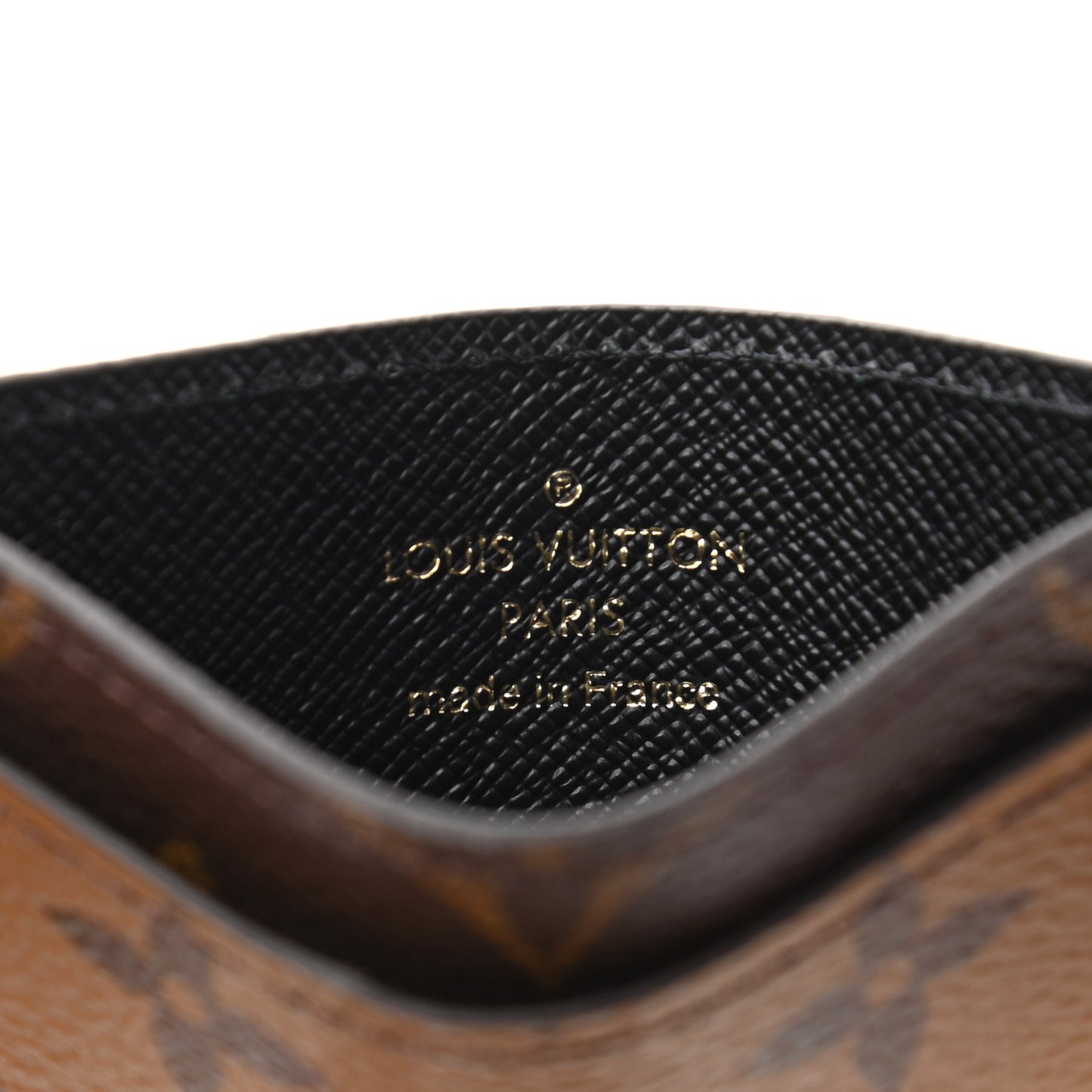 Reverse Monogram Card Holder