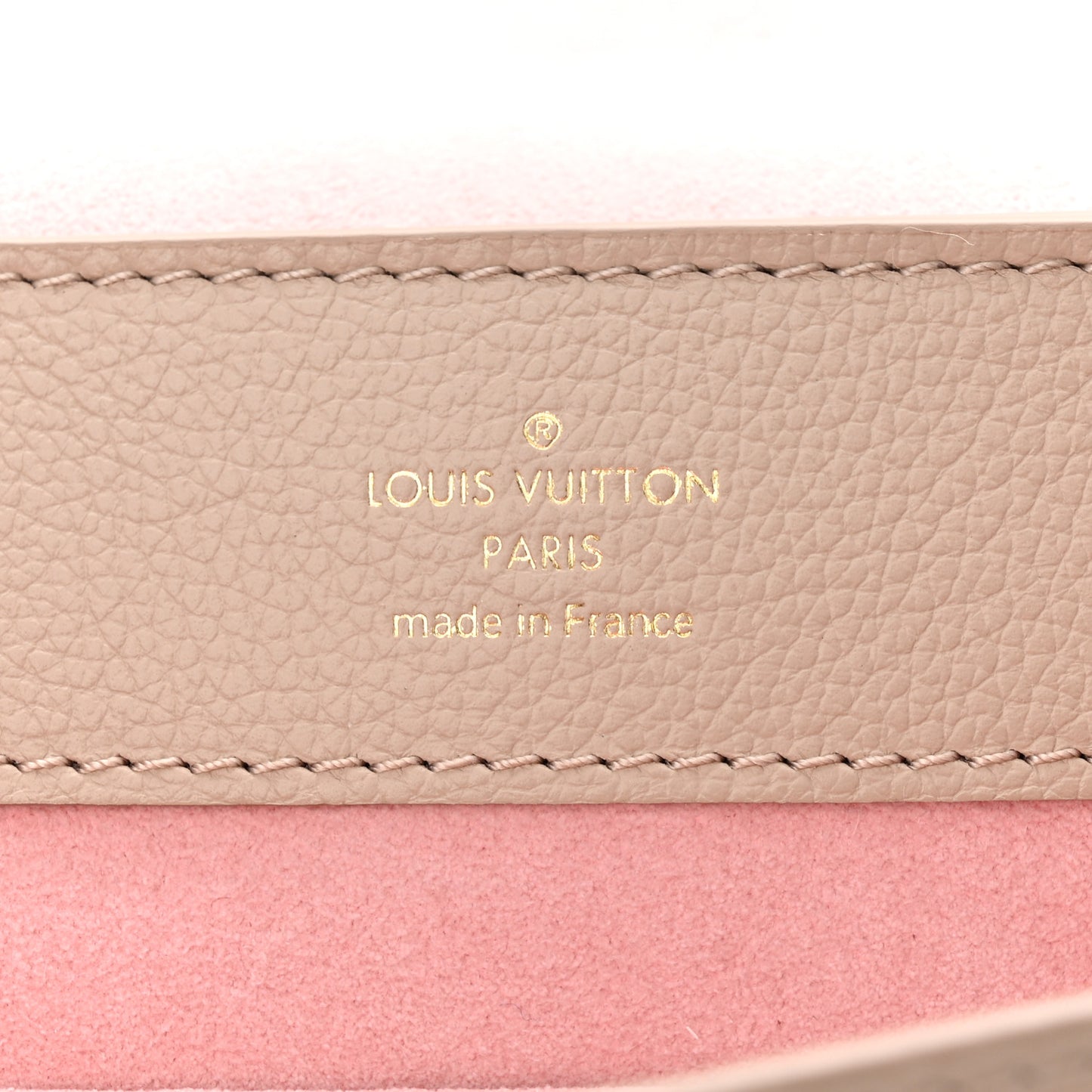 Soft Calfskin Mini Lockme Ever Greige