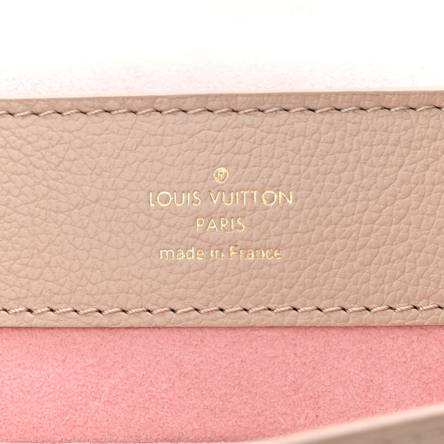 Louis Vuitton Soft Calfskin Mini Lockme Ever Greige 6 of 9