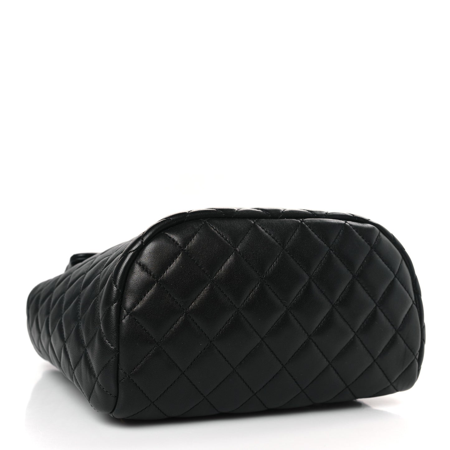 Lambskin Quilted Small Urban Spirit Backpack Black