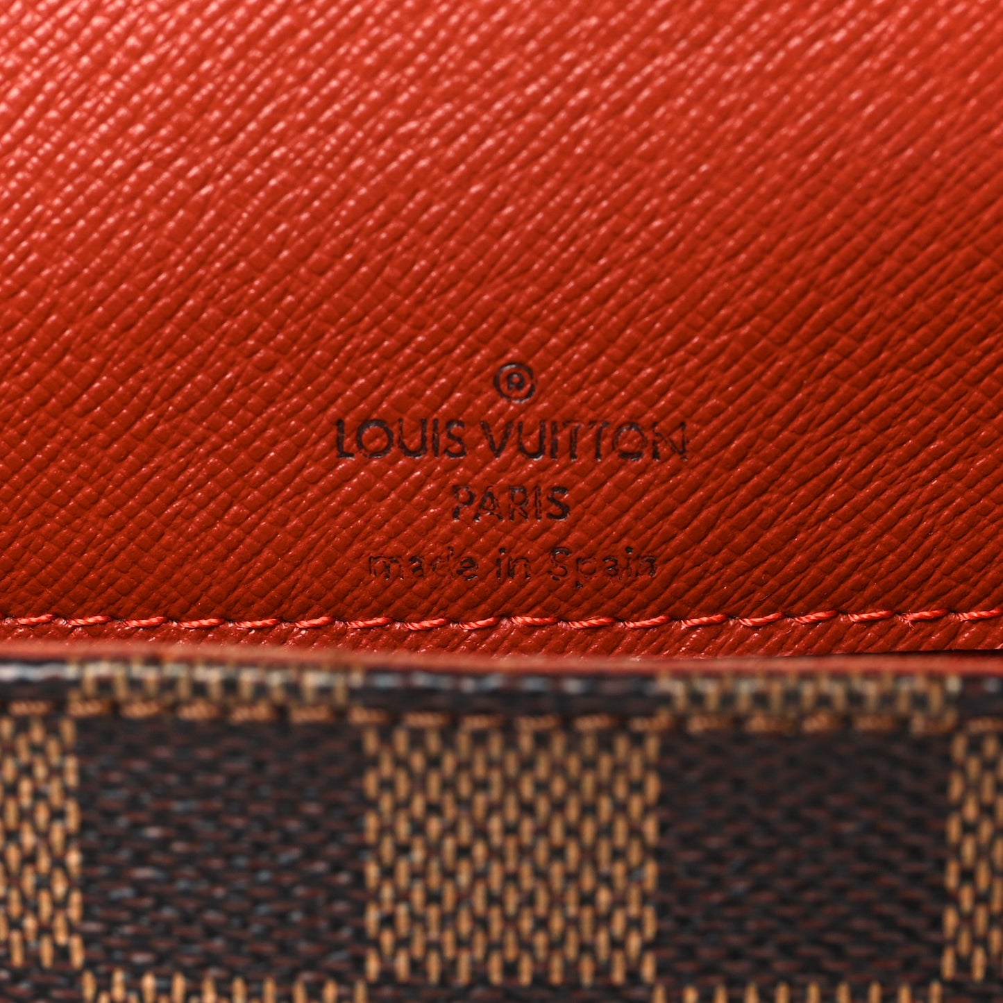 Damier Ebene Musette Tango Long Strap