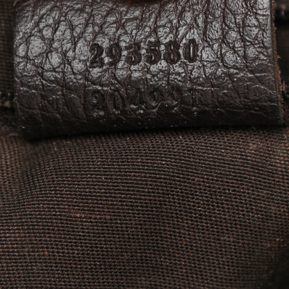 Gucci Monogram Large Abbey Tote Dark Brown 6 of 17