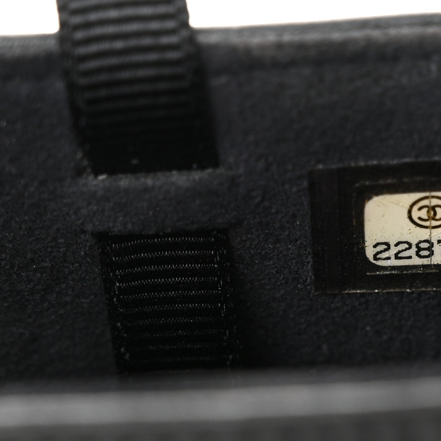 Chanel Lambskin Quilted Chain Around Phone Holder Black 7 of 10