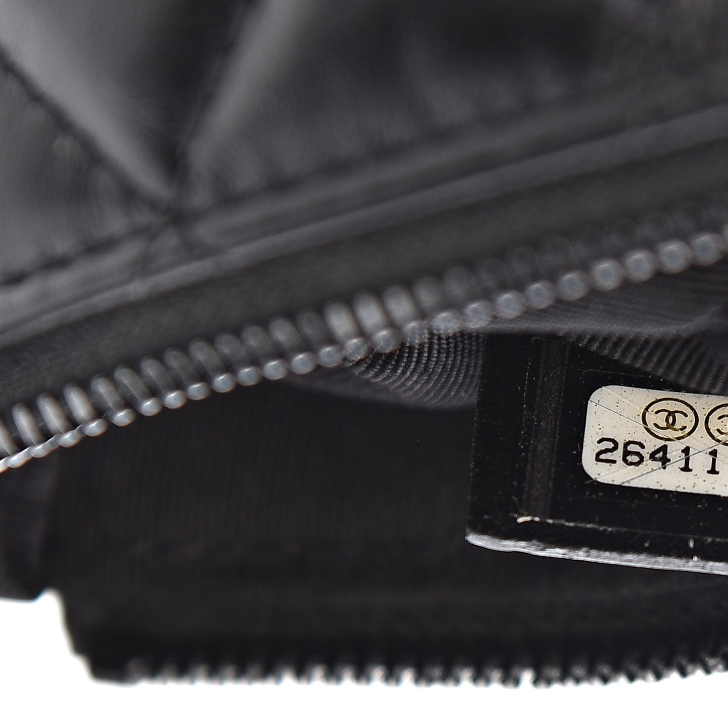 Aged Calfskin Quilted Small Reissue Cosmetic Case So Black