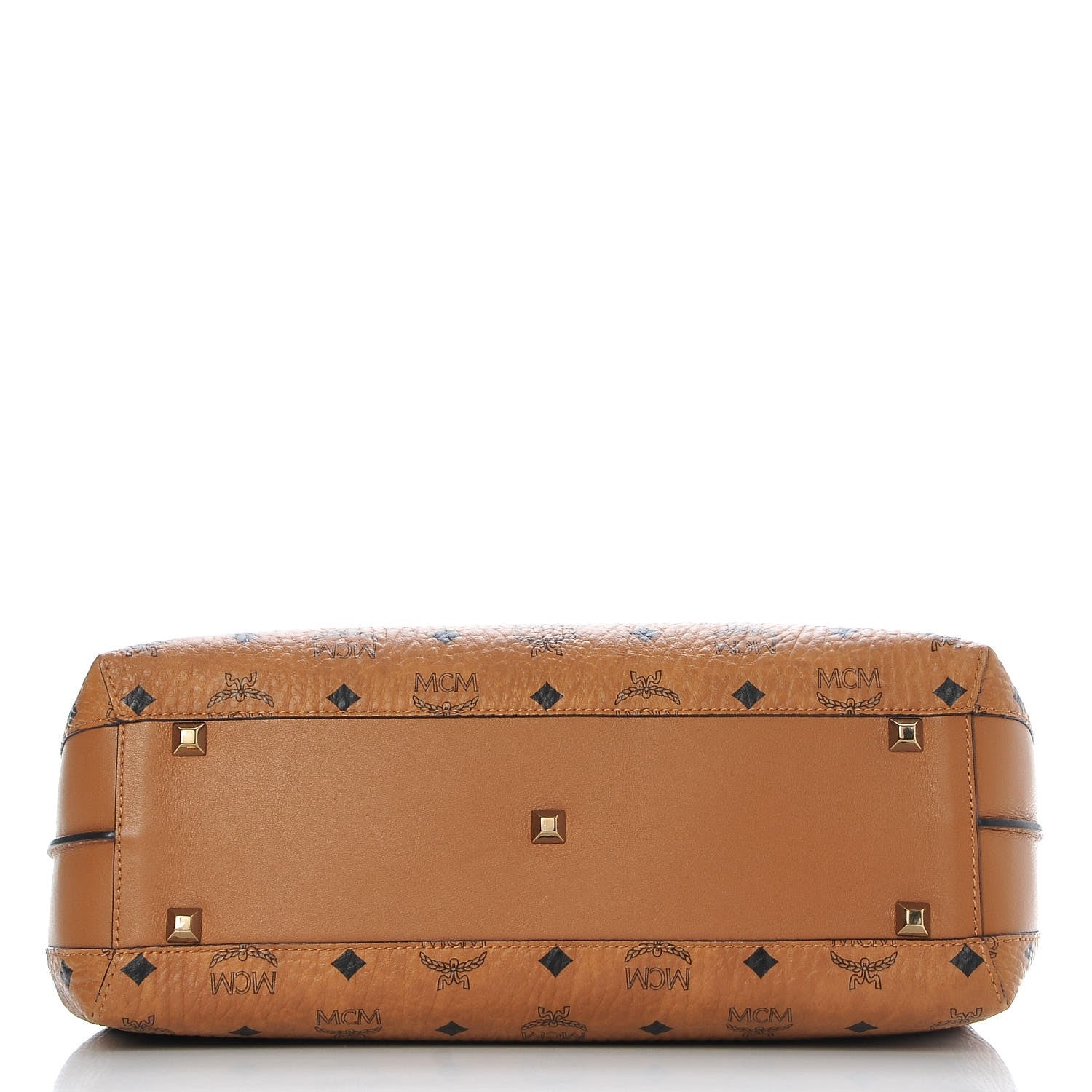 MCM Visetos Large Hobo Cognac 17 of 18