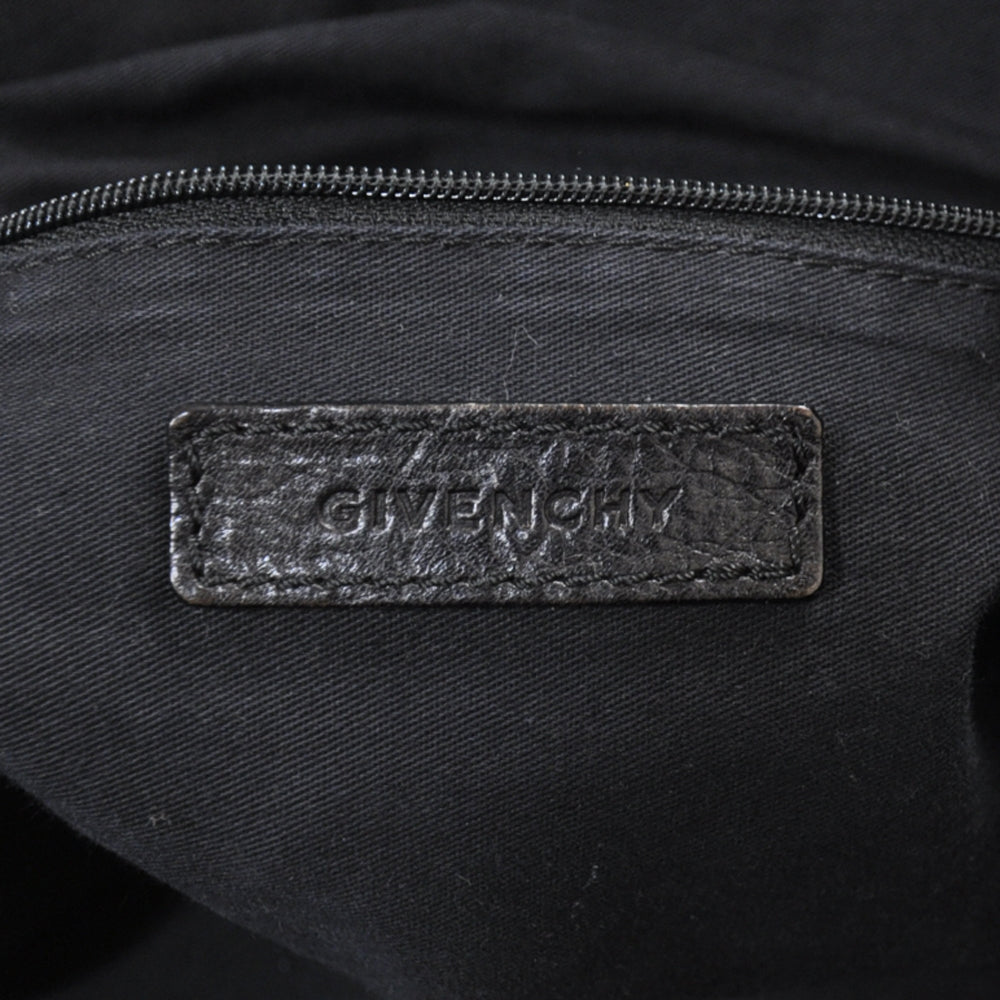 Leather Nightingale Shopper Tote Black