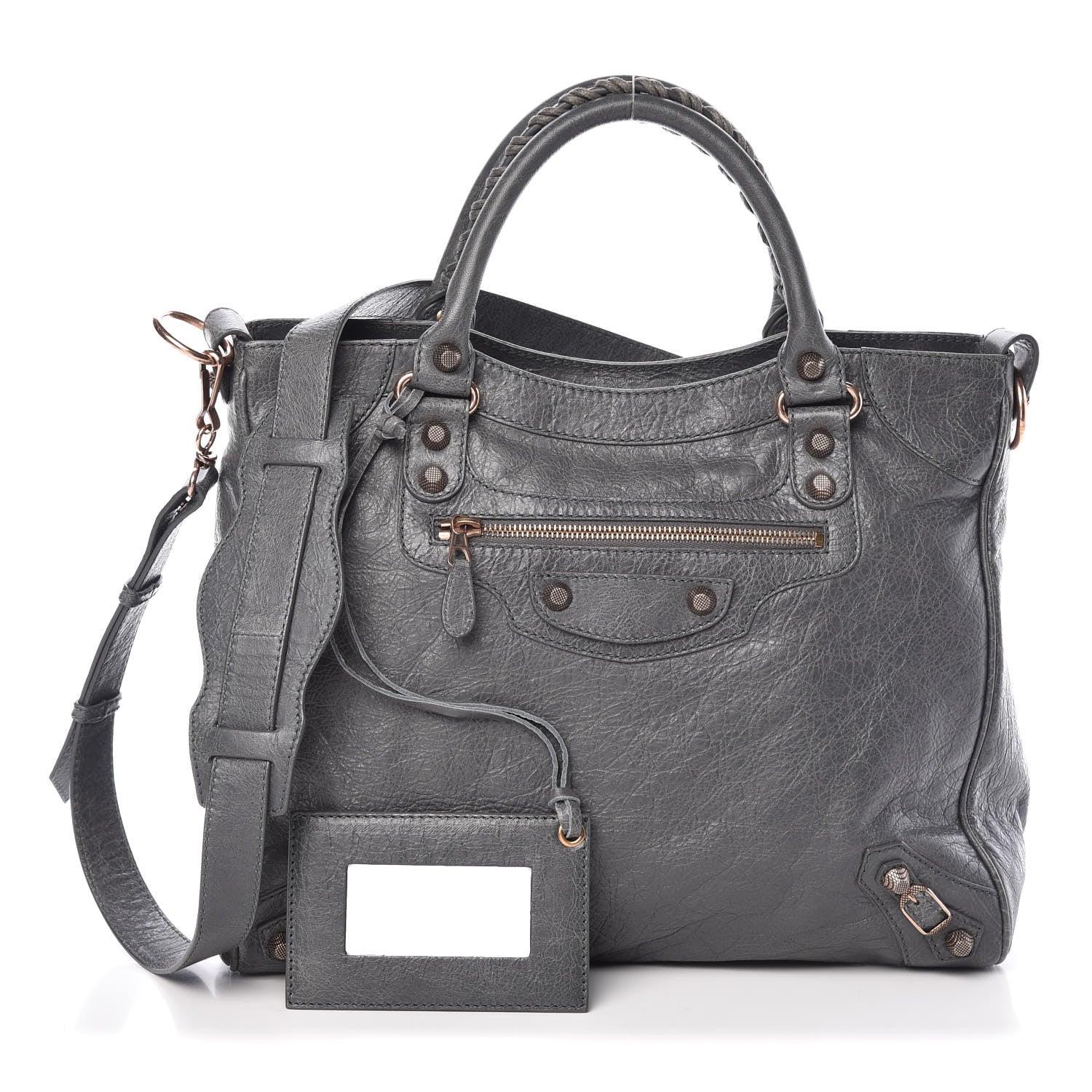 Balenciaga Agneau Giant 12 Rose Gold Hardware Velo Gris Tarmac 1 of 9