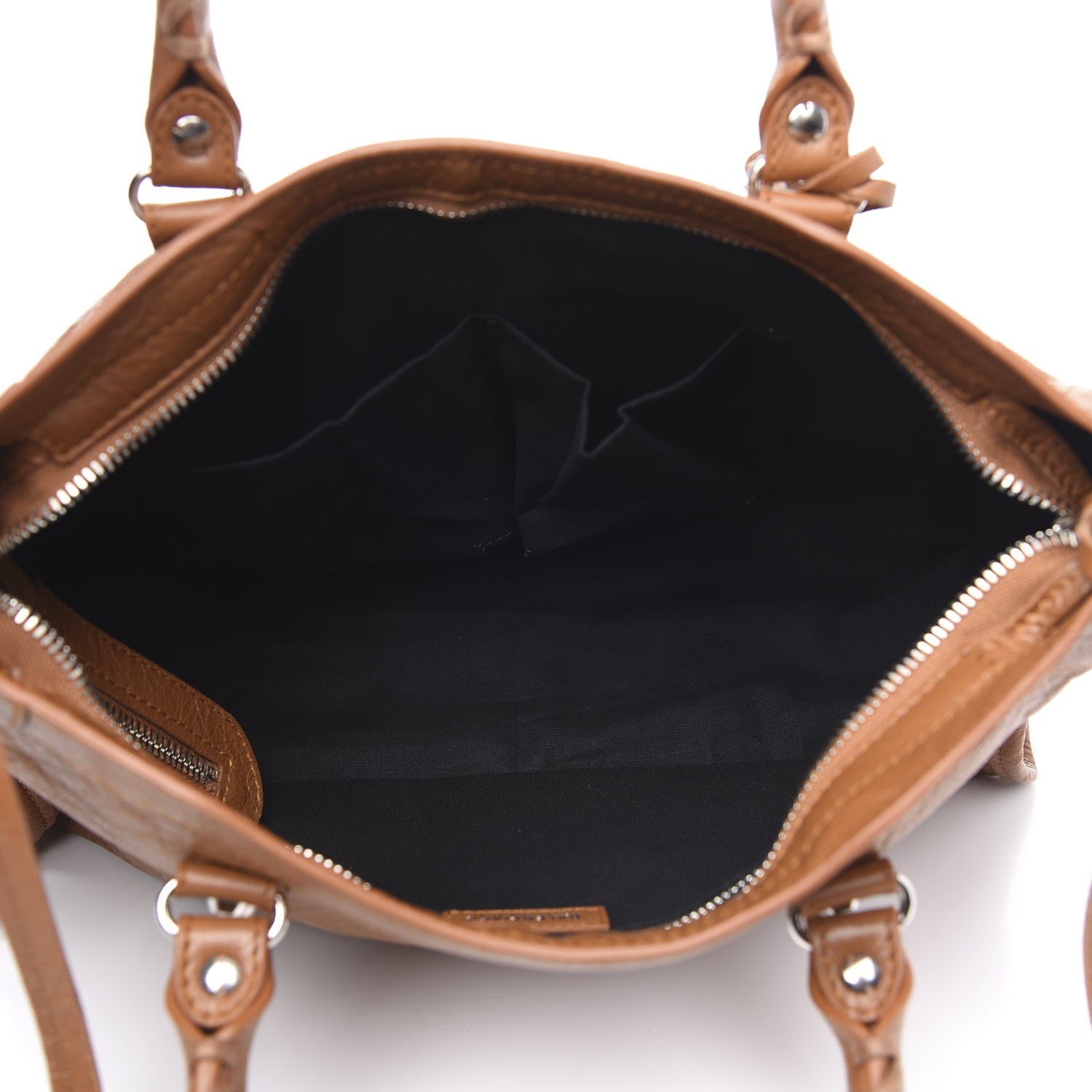 Balenciaga Agneau Classic Silver Hardware S City Camel 5 of 8