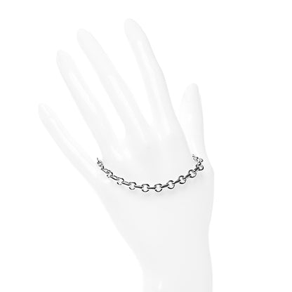 Tiffany Sterling Silver Round Chain Link Bracelet 2 of 4
